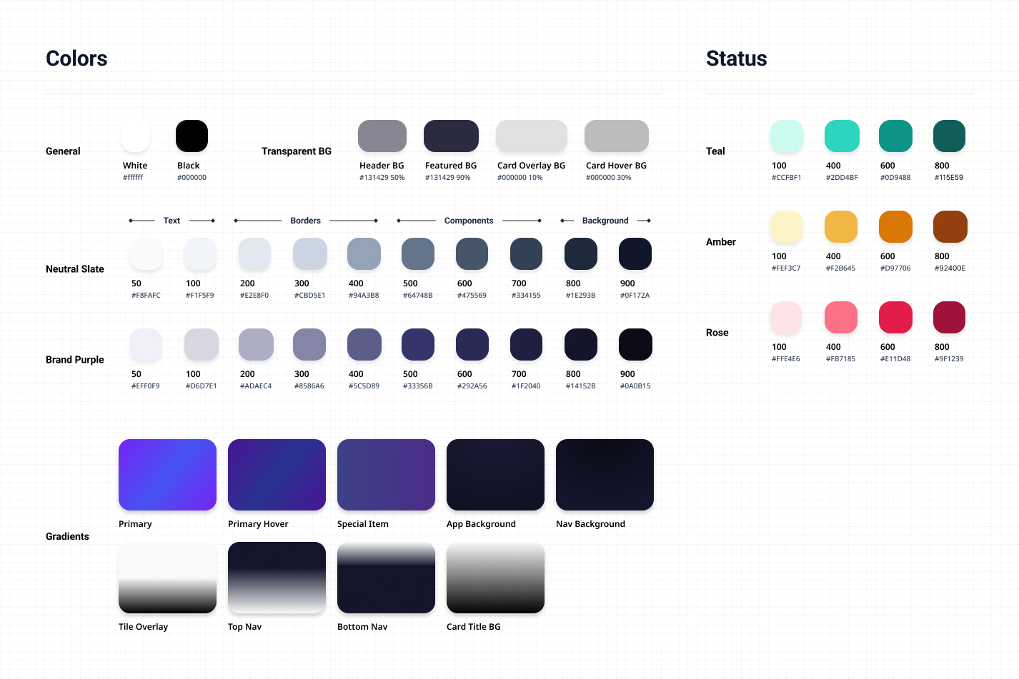 Colors for Portalverse Design System